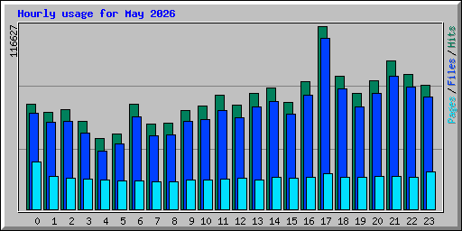 Hourly usage for May 2026